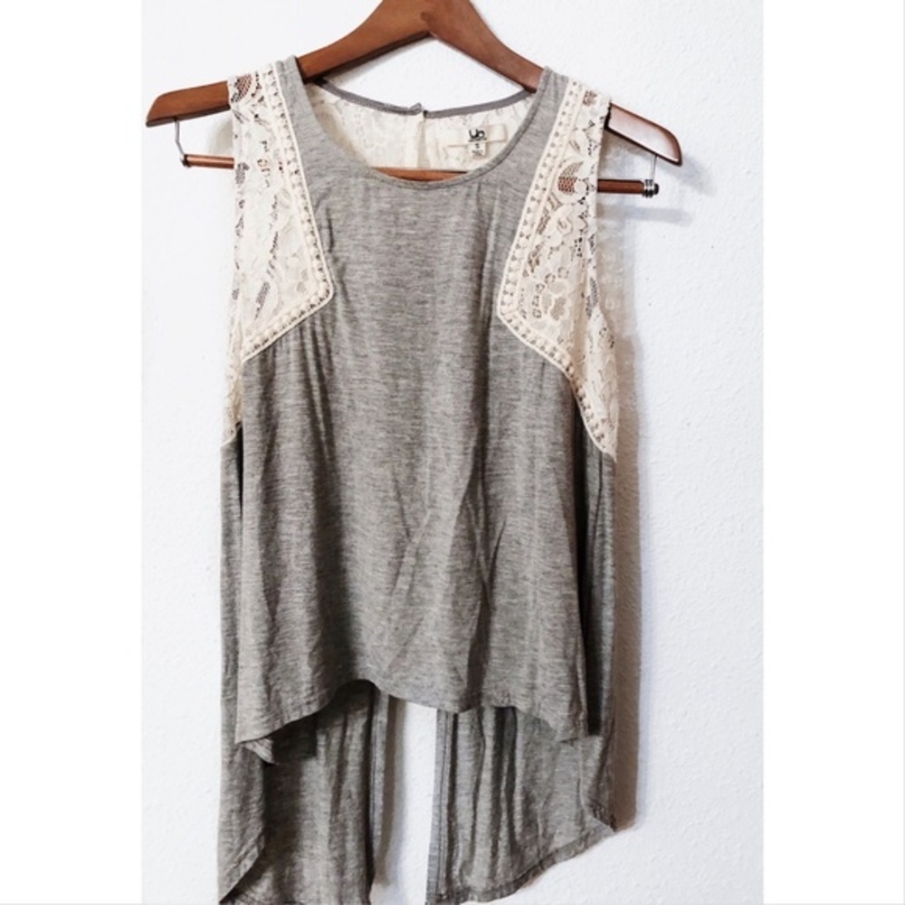 Ya Los Angeles open back high-low tank top - Picture 2 of 6
